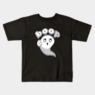 Halloween Ghost Boop Kids T-Shirt